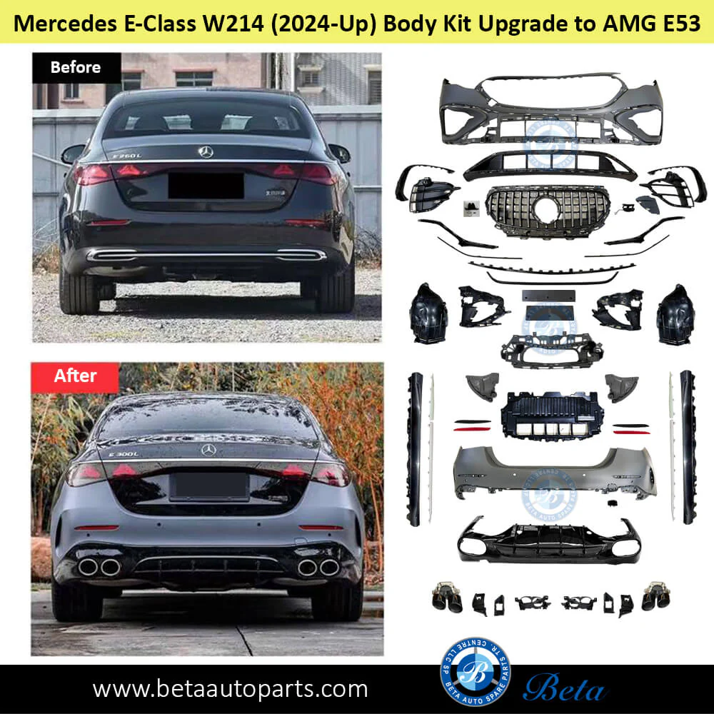 Mercedes E-Class W214 (2024-Up), Body Kit Upgrade to AMG E53 with Radiator Grille, China - Image 3