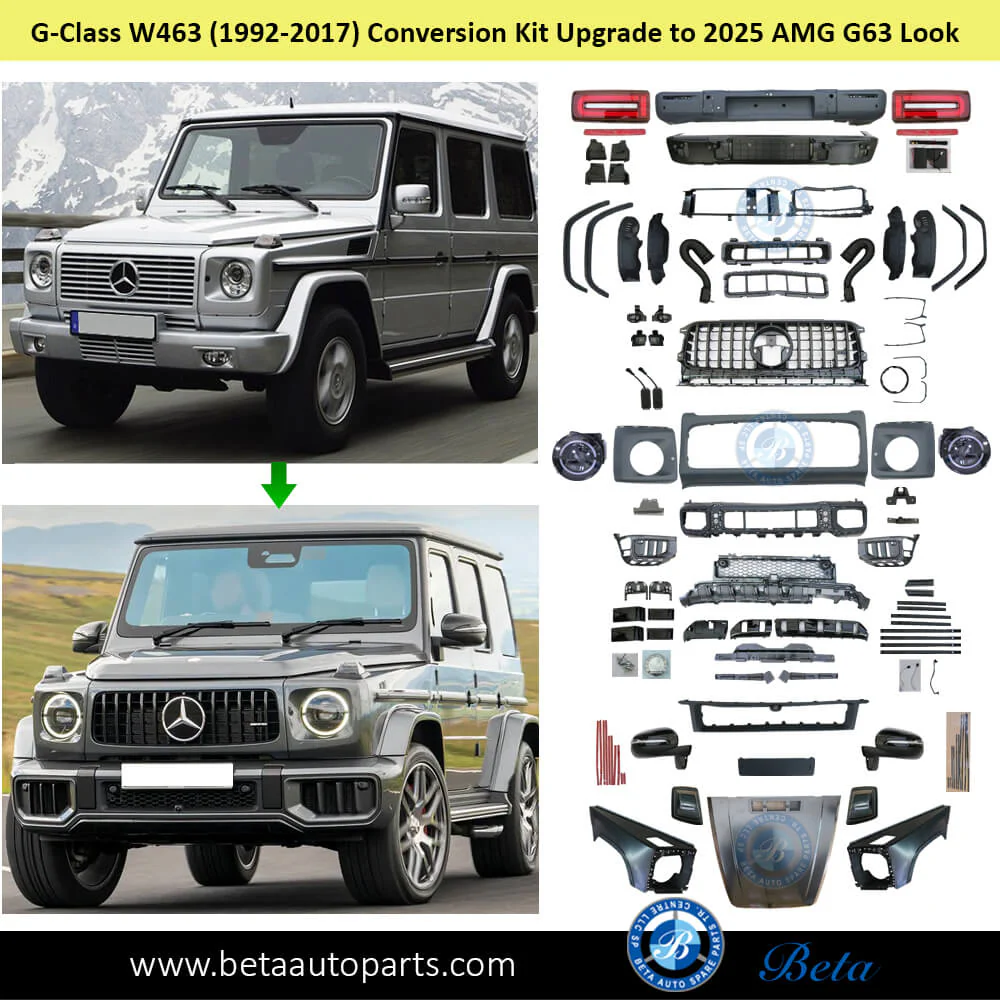 Mercedes G-Class W463 (1992-2017), Body Kit Conversion Upgrade to AMG G63 2025 Look