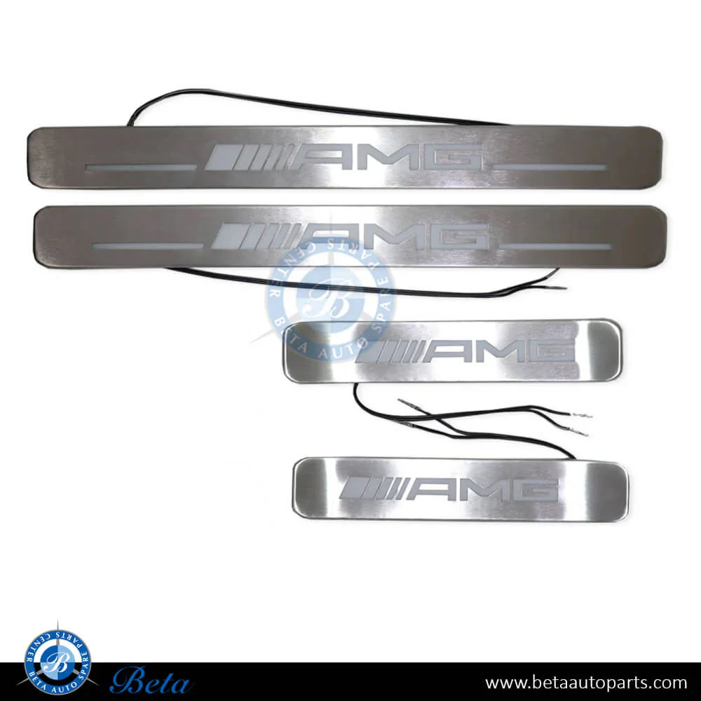 Mercedes G-Class W463 (2018-Up), Door Sill LED AMG (Silver), China, 4636801106 / 4636801206