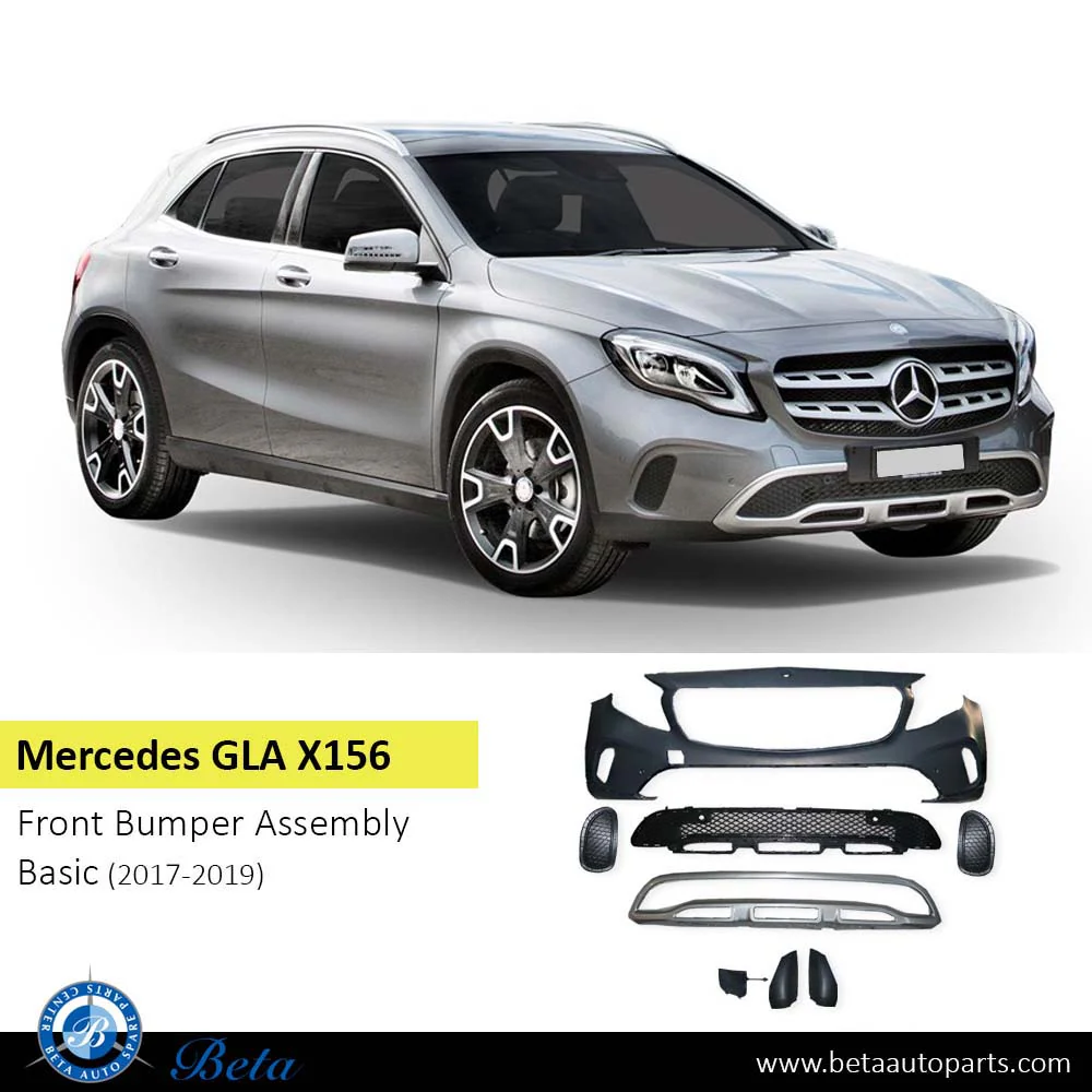 Mercedes GLA-Class X156 (2017-2020), Front Bumper Basic, China, 1568803600 - Image 2