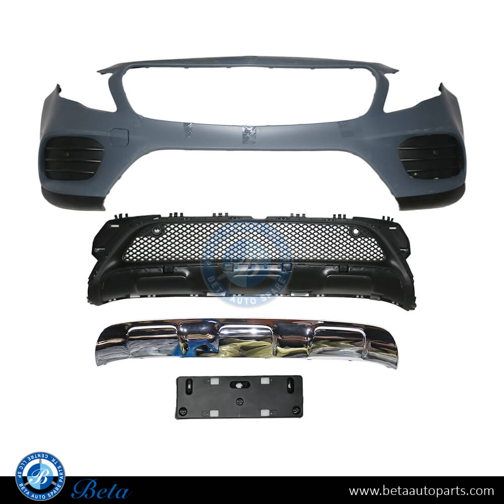 Mercedes GLA-Class X156 (2017-2020), Front Bumper Normal AMG with PDC without Camera Hole, China, 1568809401
