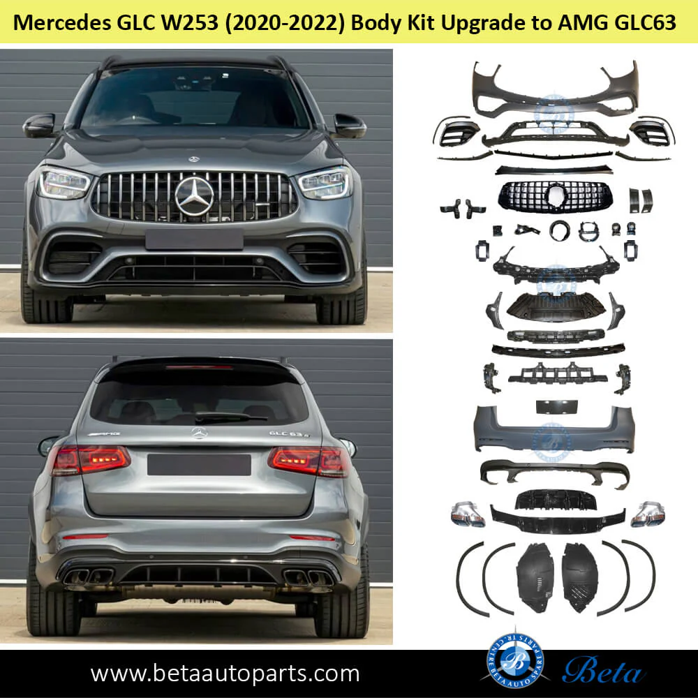 Mercedes GLC-Class W253 (2020-2022), Body Kit Upgrade to AMG GLC63, China - Image 2