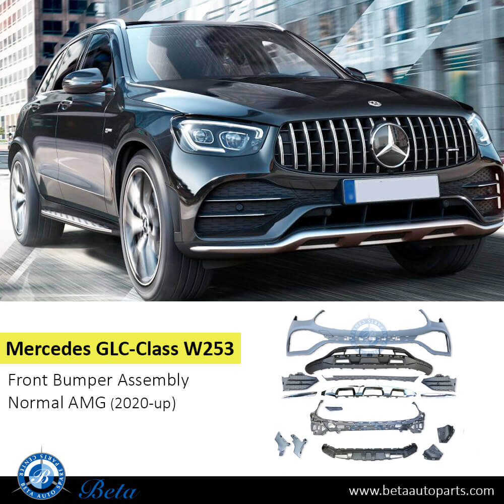 Mercedes GLC-Class W253 (2020-2022), Front Bumper Normal AMG, China, 2538856204 / 2538855704 - Image 2