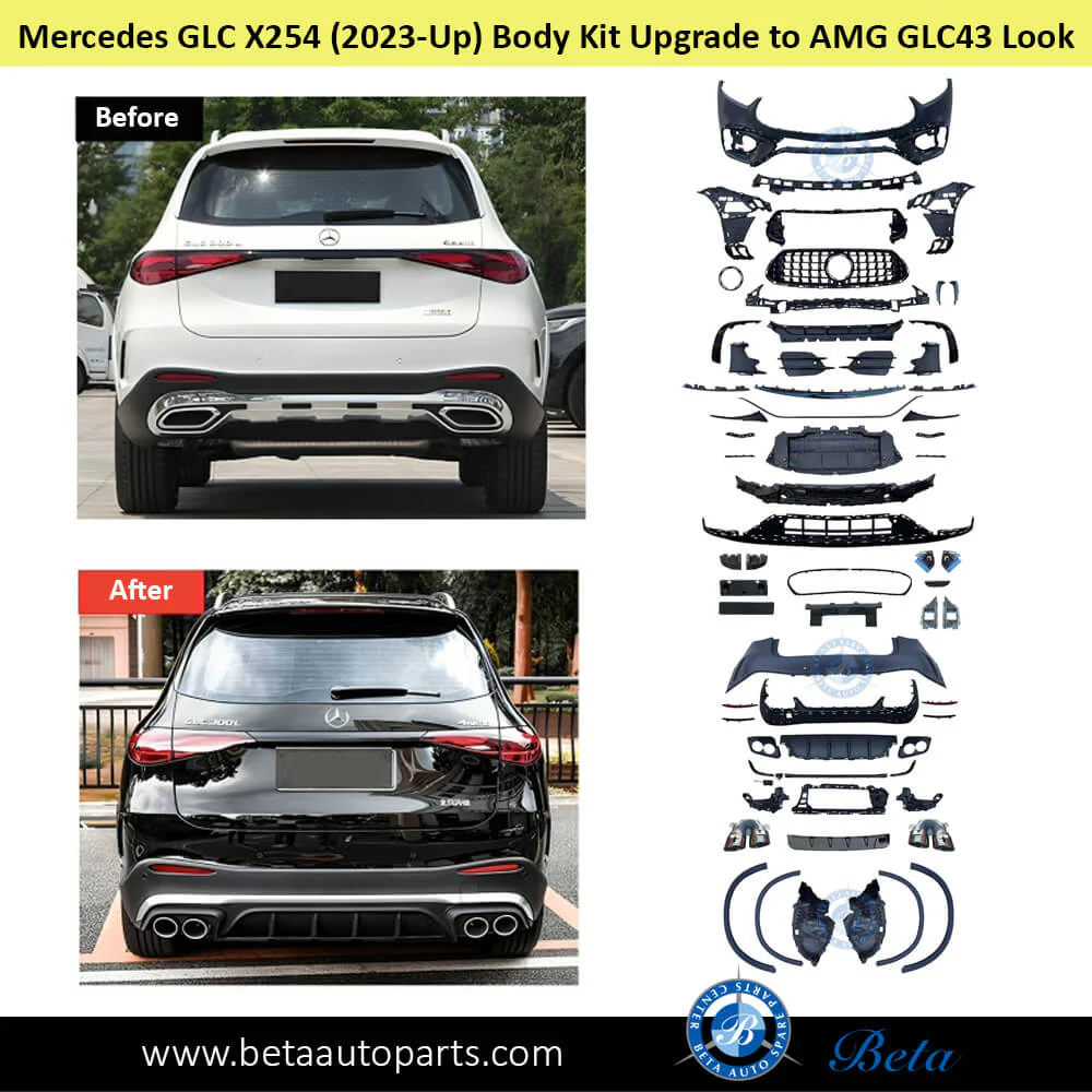 Mercedes GLC-Class X254 (2023-Up), Body Kit Upgrade To AMG GLC43 with Radiator Grille, China - Image 3