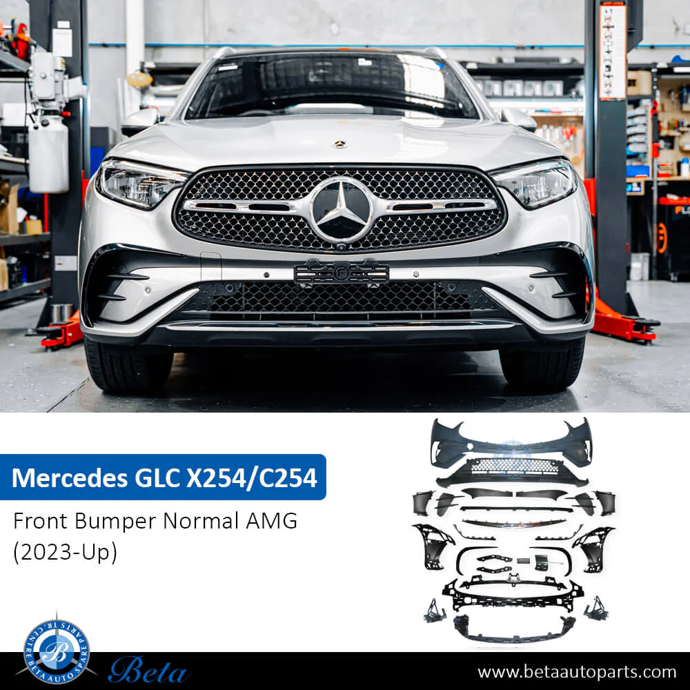 Mercedes GLC-Class X254 / C254 (2023-Up), Front Bumper Normal AMG with Park Assist, China, 2548851501 - Image 2