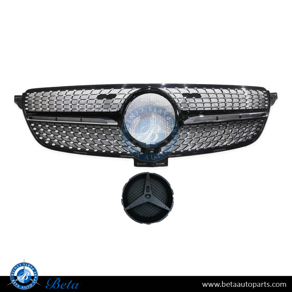 Mercedes GLE-Class W166 (2015-2018), Radiator Grille Diamond Look, China