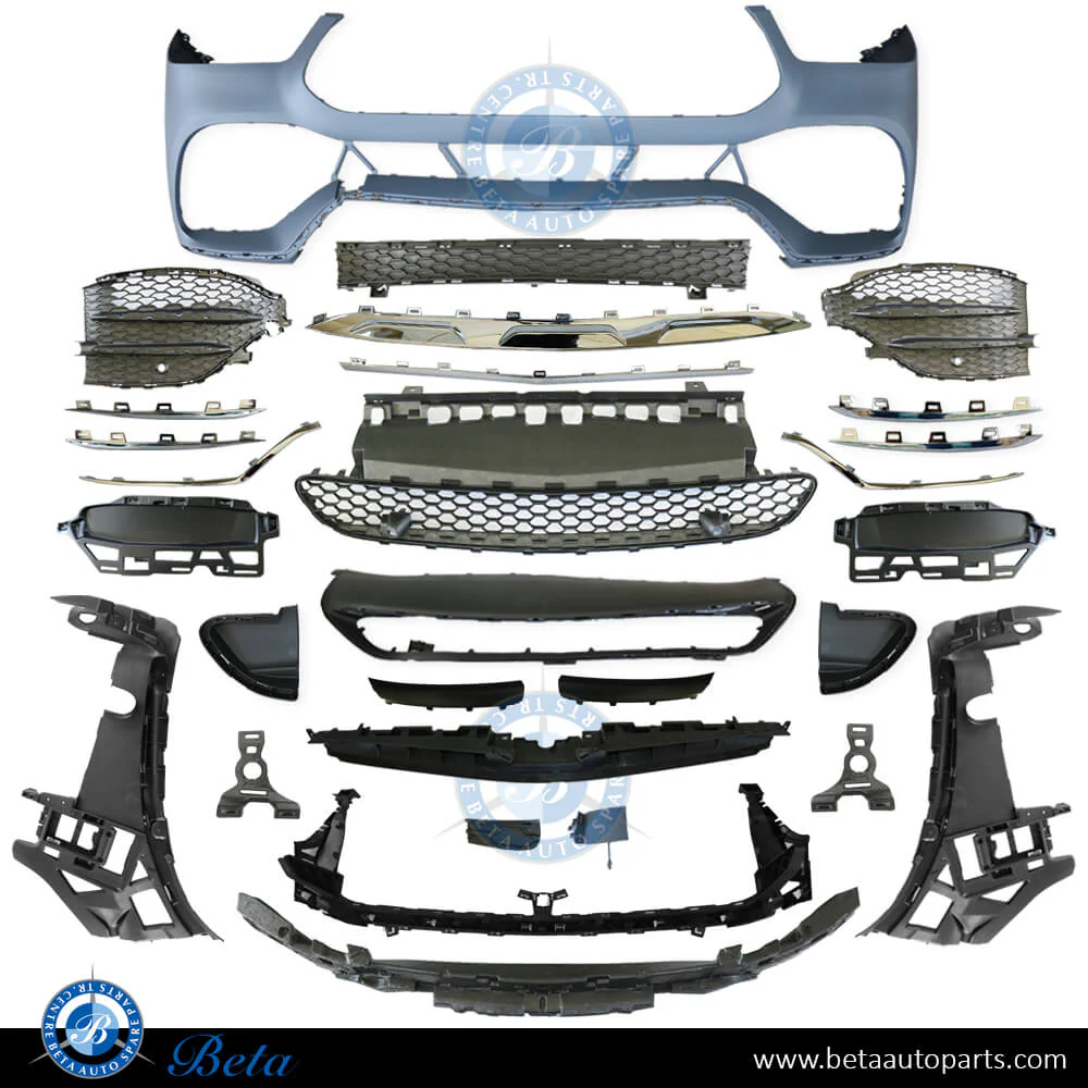 Mercedes GLE-Class W167 / C167 (2019-2023), Front Bumper Normal AMG with Park Assist, China, 1678855203
