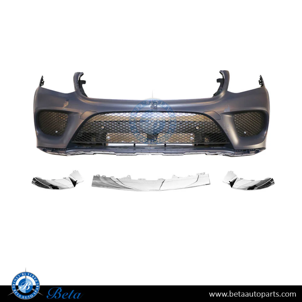 Mercedes GLS-Class X166 (2016-2019), Front Bumper Normal AMG with Park Assist, China, 1668851900