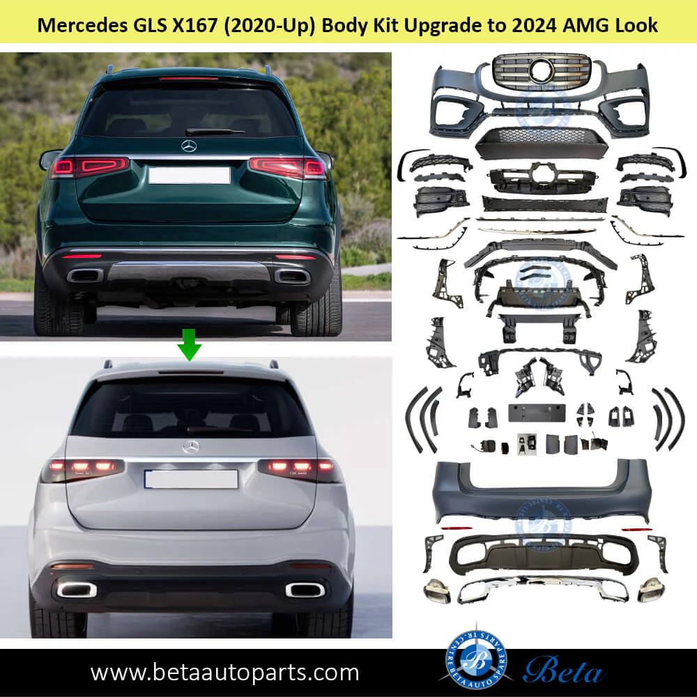 Mercedes GLS-Class X167 (2024-Up), Body Kit Normal AMG, China - Image 3
