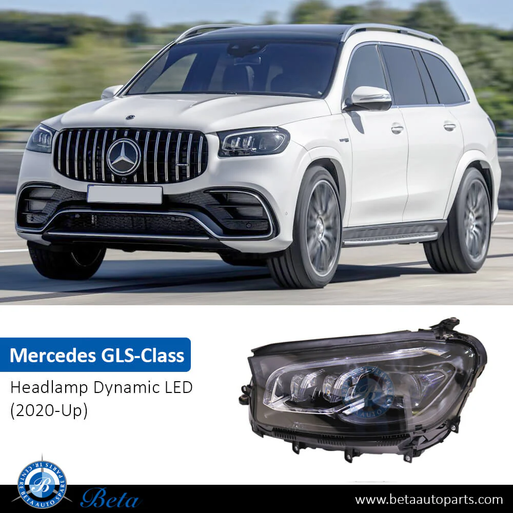 Mercedes GLS-Class X167 (2020-Up), Headlamp Dynamic LED (Left), China, 1679065103 - Image 3