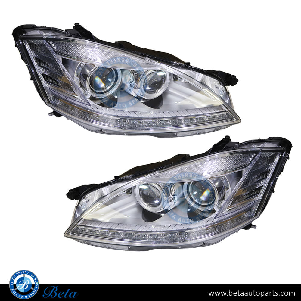 Mercedes S-Class W221 (2006-2009), Headlamp Upgrade to 2010 Look, China, 2218203161 / 2218203261