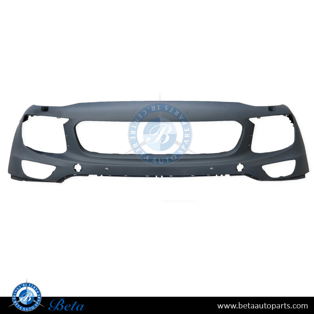 Porsche Cayenne (2015-2017), Front Bumper with PDC with Washer (Basic), China, 95850521717