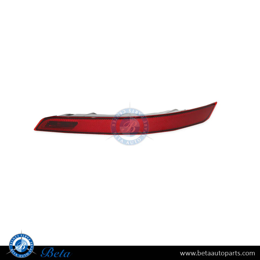 Porsche Cayenne (2015-2017), Rear Bumper Reflector LED (Left), China, 95863110510
