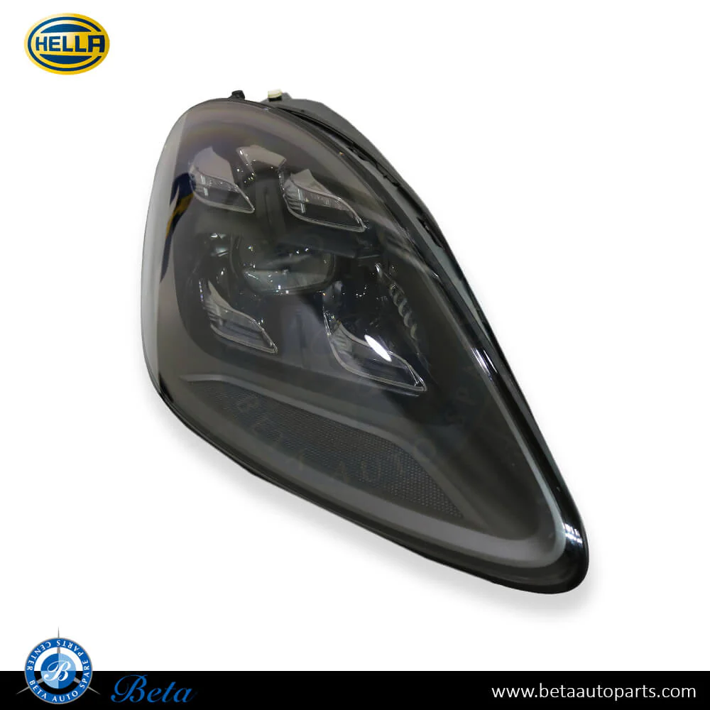 Porsche Cayenne (2018-Up), Headlamp LED (Right), Hella, 9Y0941036J / 9Y0941078J