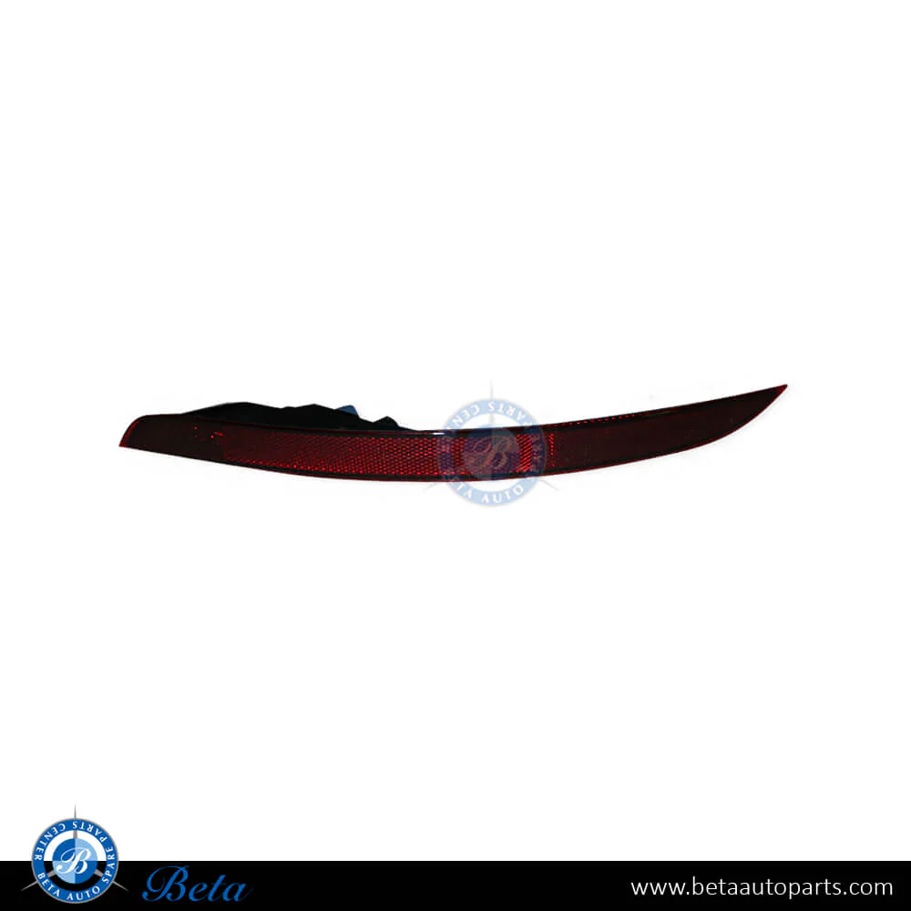 Porsche Cayenne (2018-Up), Rear Bumper Reflector (Left), China, 9Y0945725A