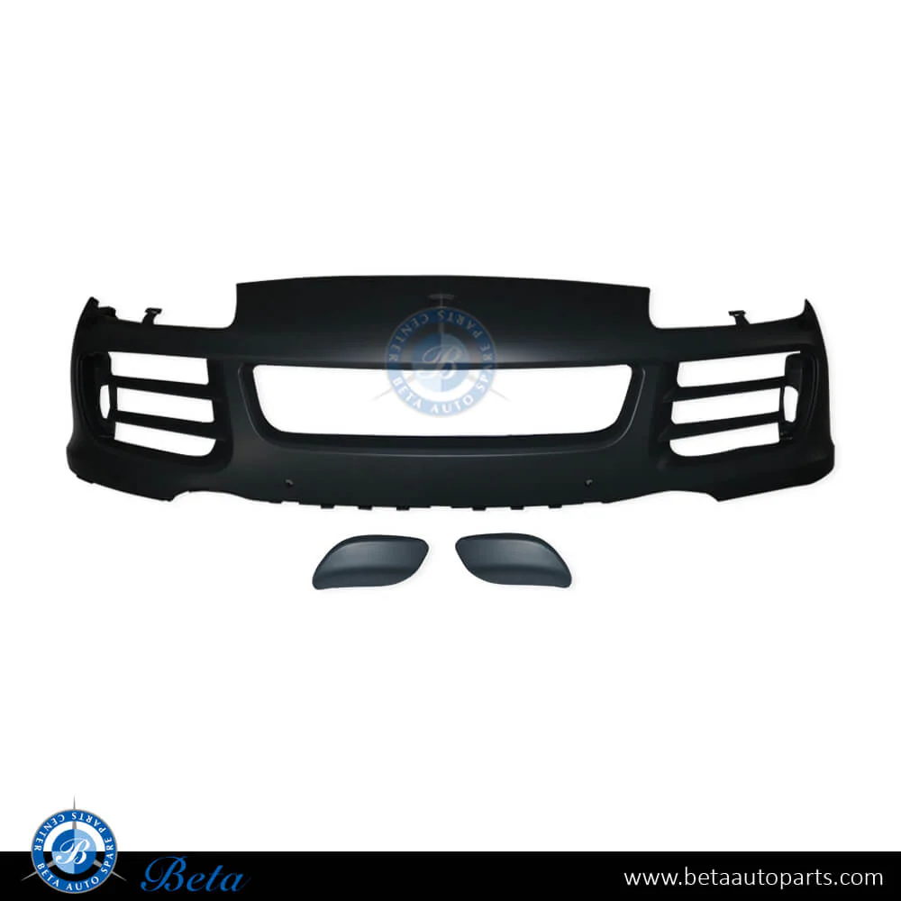 Porsche Cayenne GTS (2007-2010), Front Bumper with PDC with Washer, China, 95550531117G2X
