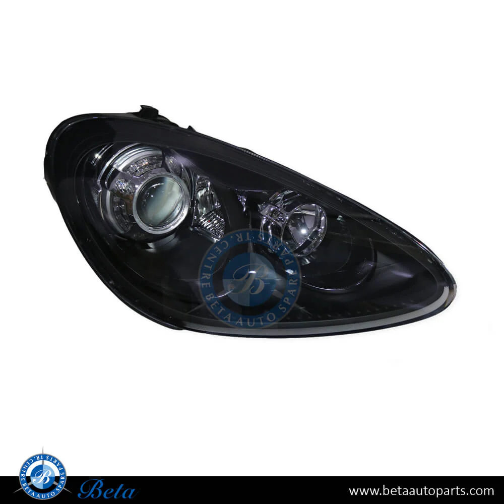 Porsche Cayenne GTS (2011-2014), Headlamp Adaptive Xenon - Black (Right), China, 95863128400 / 95863128401