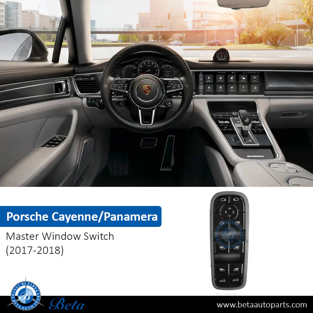 Porsche Cayenne / Panamera (2017-2018), Master Window Switch, China, 971959858C - Image 2