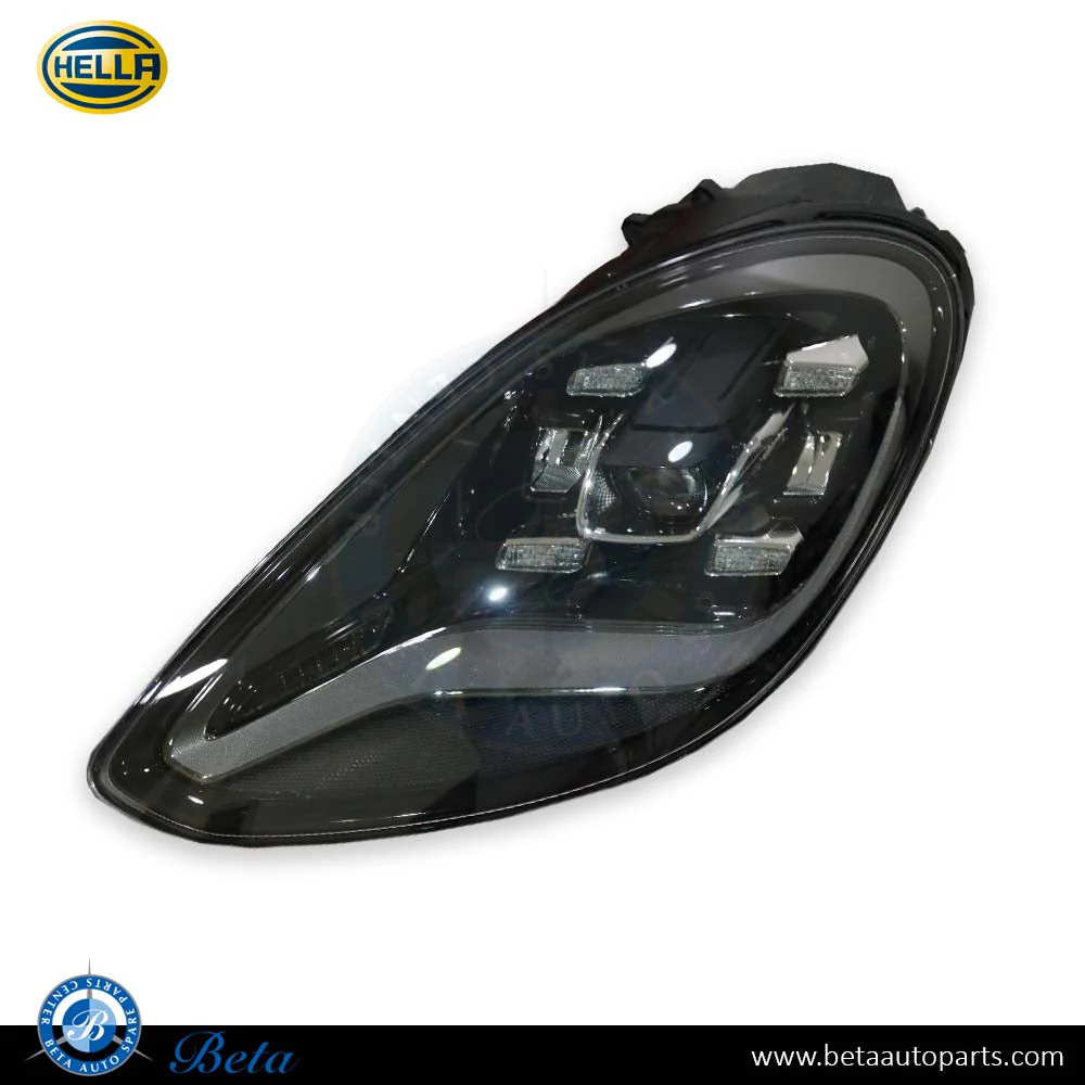 Porsche Panamera (2021-2023), Headlamp LED (Left), Hella, 971941033J, 971941043L