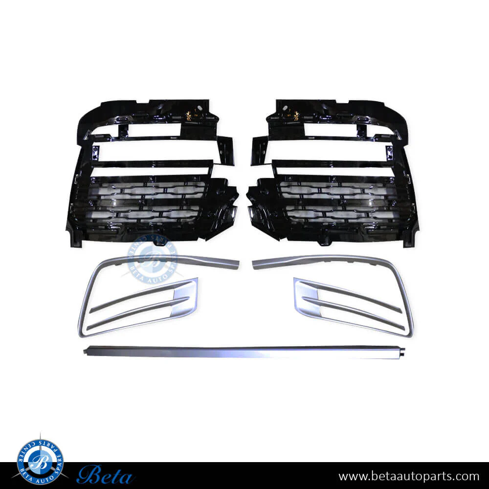 Range Rover Vogue (2018-2022), Fog Lamp Covers SVA Look with Chrome Mouldings, China, LR098726 / LR098725