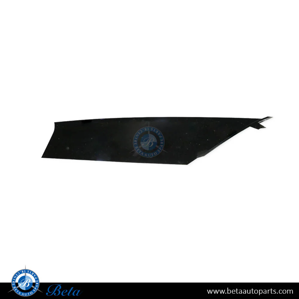 Tesla Model S (2017-2021), Fog Lamp Cover Upper Moulding - Black (Left), China, 1079634-00-A