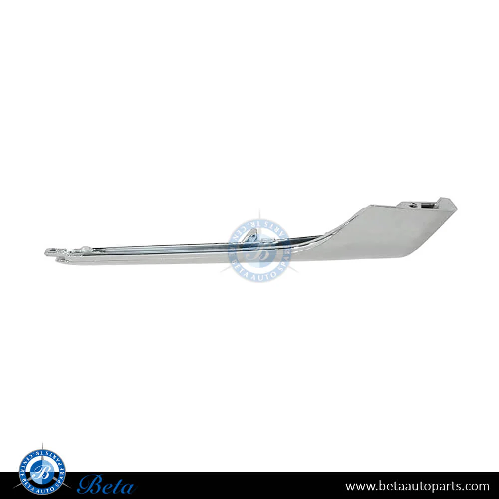 Tesla Model X (2015-2021), Fog Lamp Upper Moulding - Chrome (Left), China, 1049609-00-F