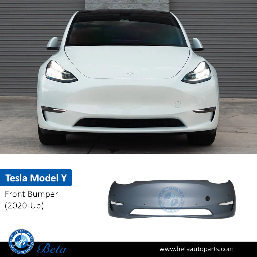 Tesla Model Y (2020-Up), Front Bumper, China, 1493736-S0-B - Image 2
