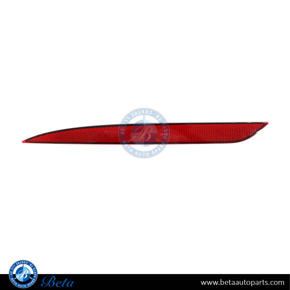 Tesla Model Y (2020-Up), Rear Bumper Reflector (Left), China, 1626226-00-A