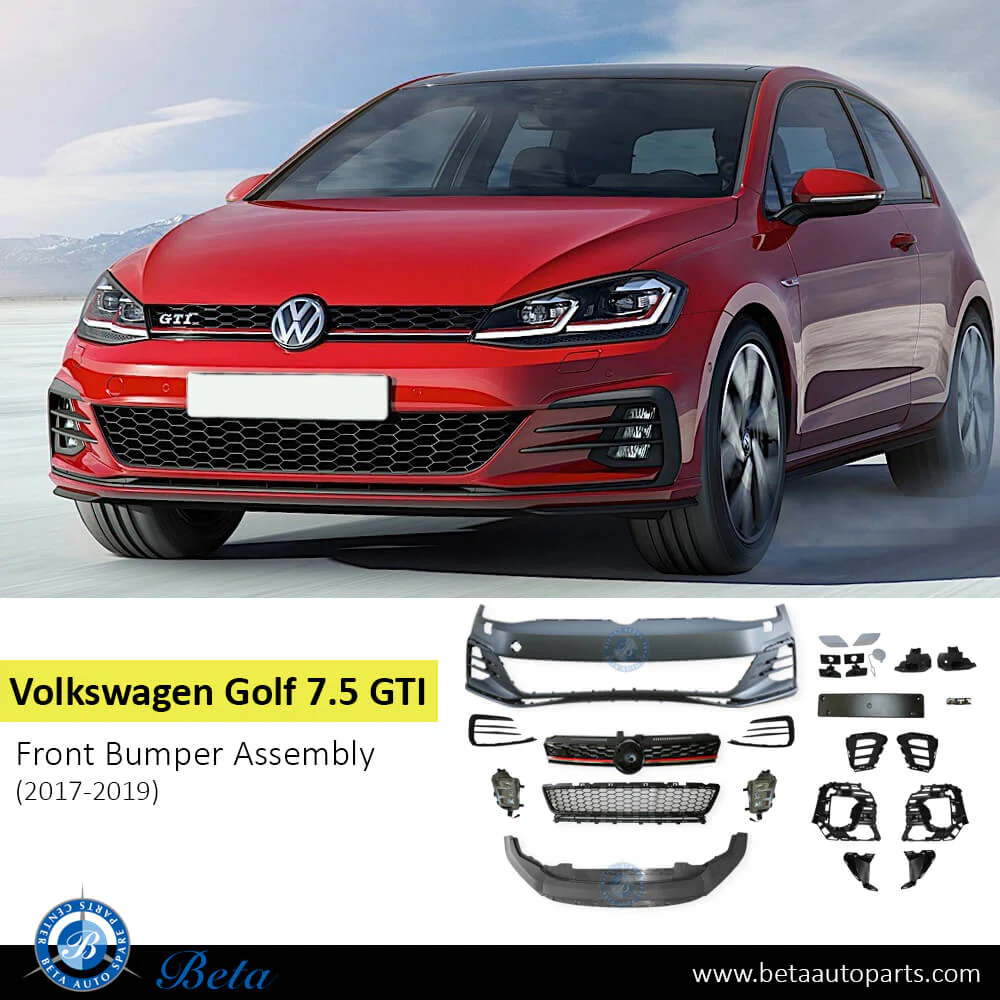 Volkswagen Golf 7.5 GTI (2017-2019), Front Bumper with Radiator Grille, China, 5G0807217GA - Image 2