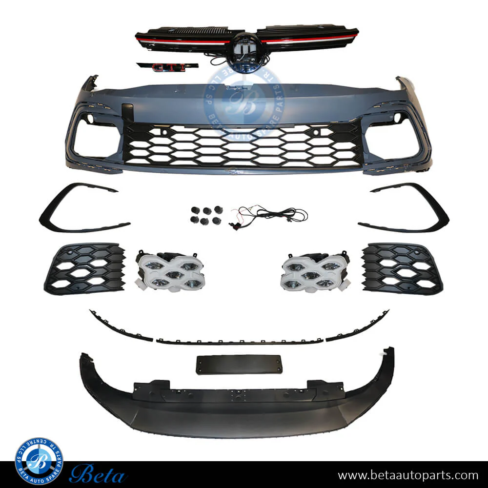 Volkswagen Golf 8 GTI (2020-2023), Front Bumper, China, 5H0807217AH