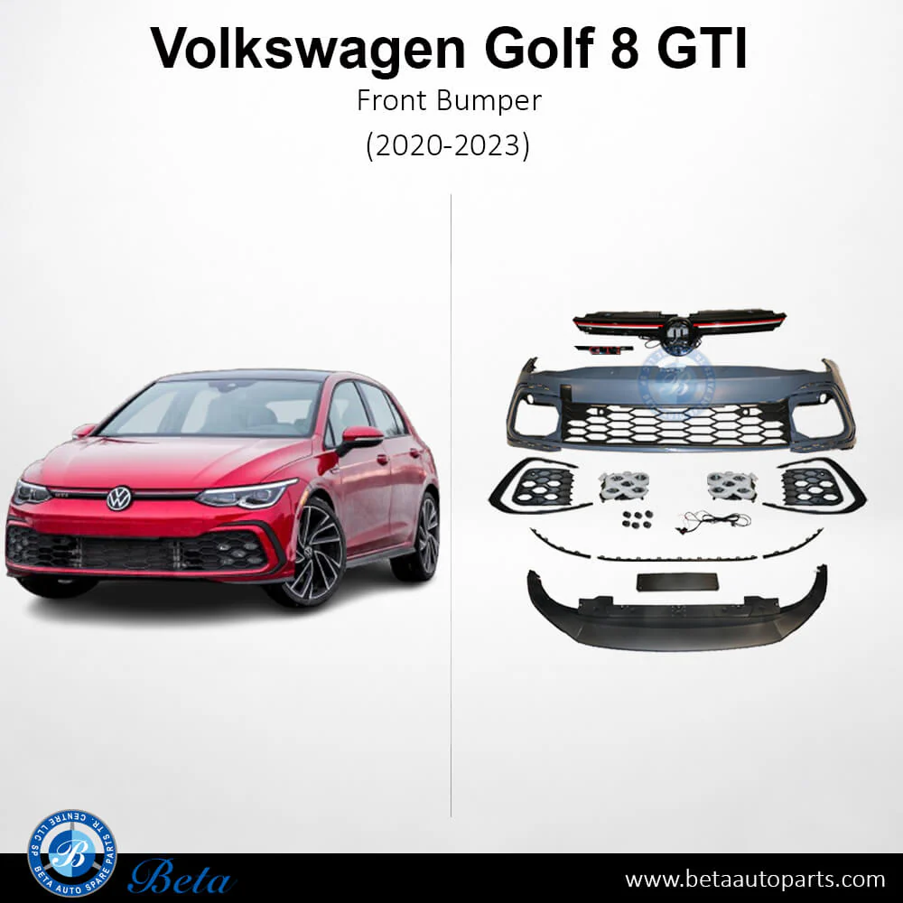 Volkswagen Golf 8 GTI (2020-2023), Front Bumper, China, 5H0807217AH - Image 2