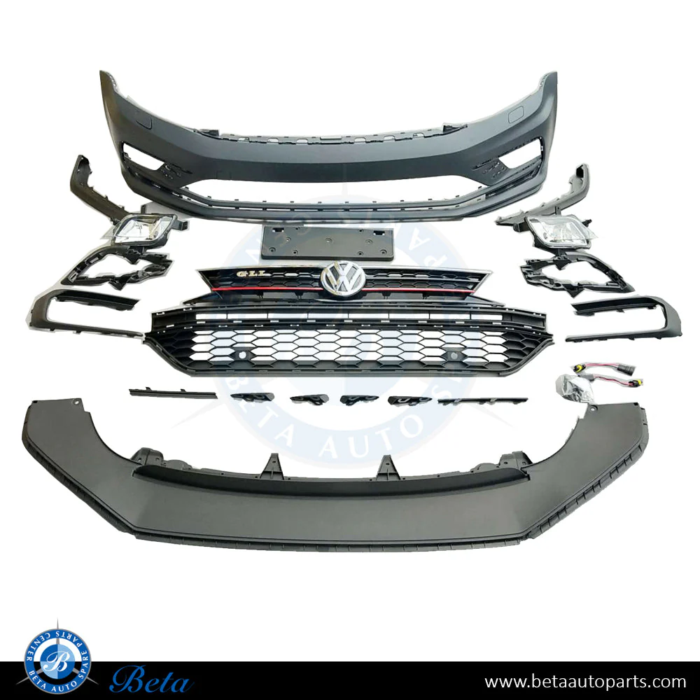 Volkswagen Jetta GLI (2015-2018), Front Bumper with Radiator Grille, China, 5C6807217J