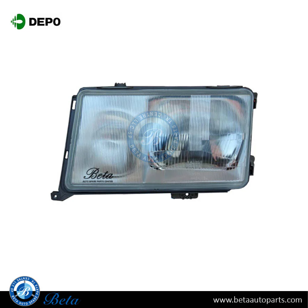 Mercedes E-Class W124 (1986-1989), Headlamp (Left), Depo, 1248202761