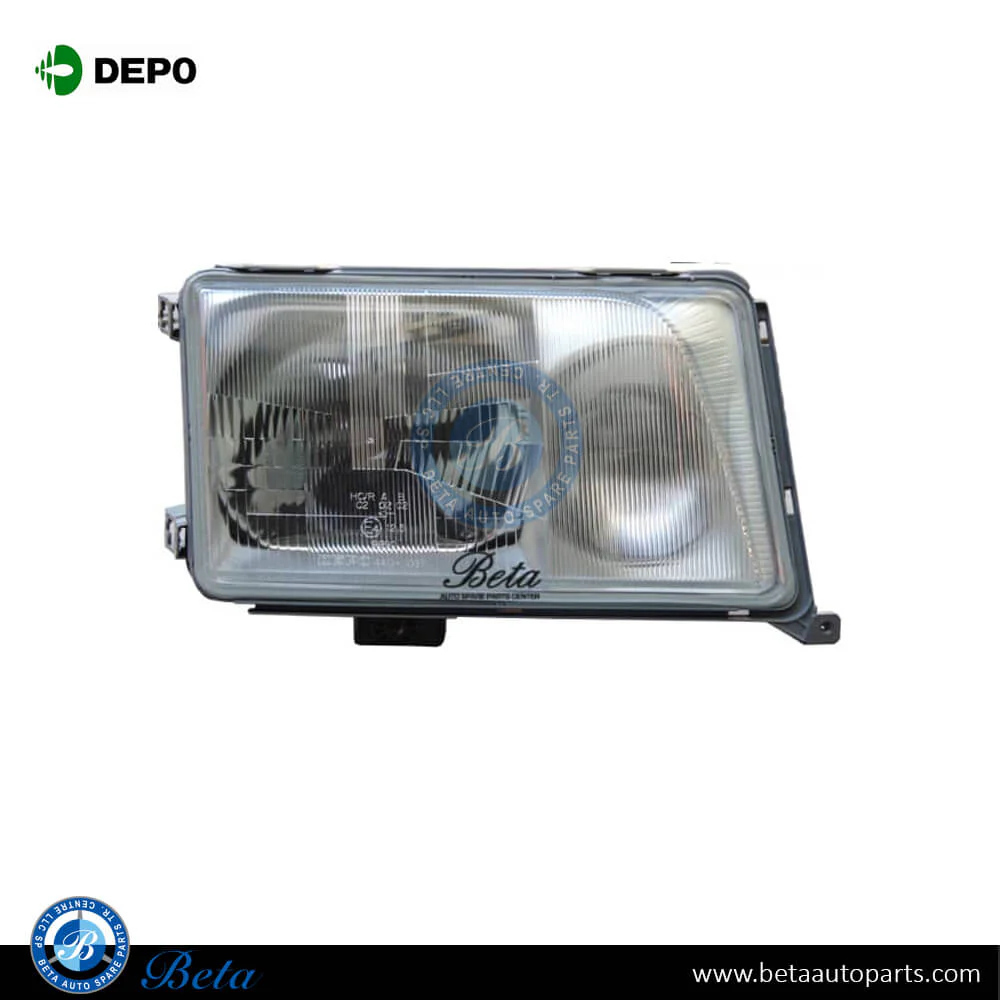 Mercedes E-Class W124 (1990-1995), Headlamp (Left), Depo, 1248209359