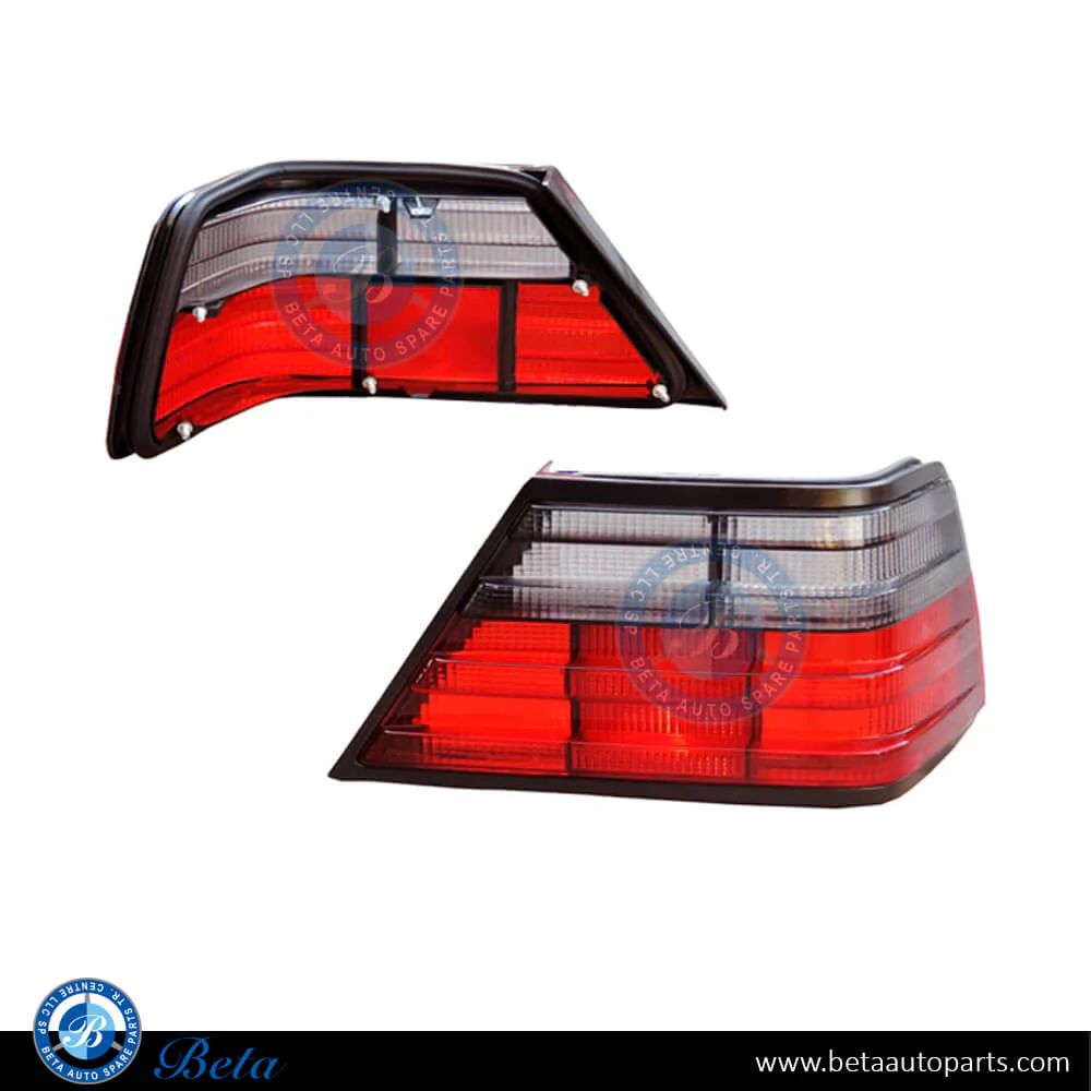 Mercedes E-Class W124 (1990-1995), Tail Lamp Lens - Smoke (Right), Depo, 1248203466