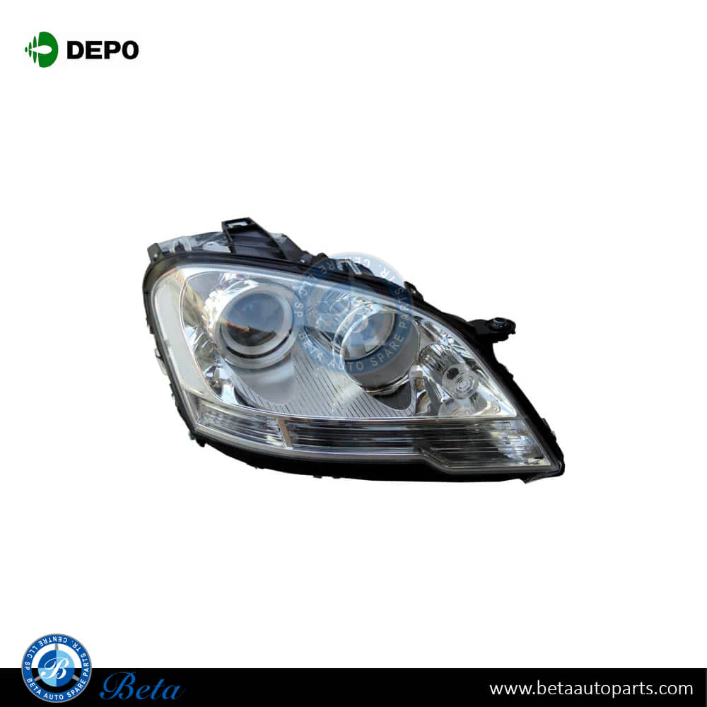 Mercedes ML-Class W164 (2009-2011), Headlamp Normal (Right), Depo, 1648207061