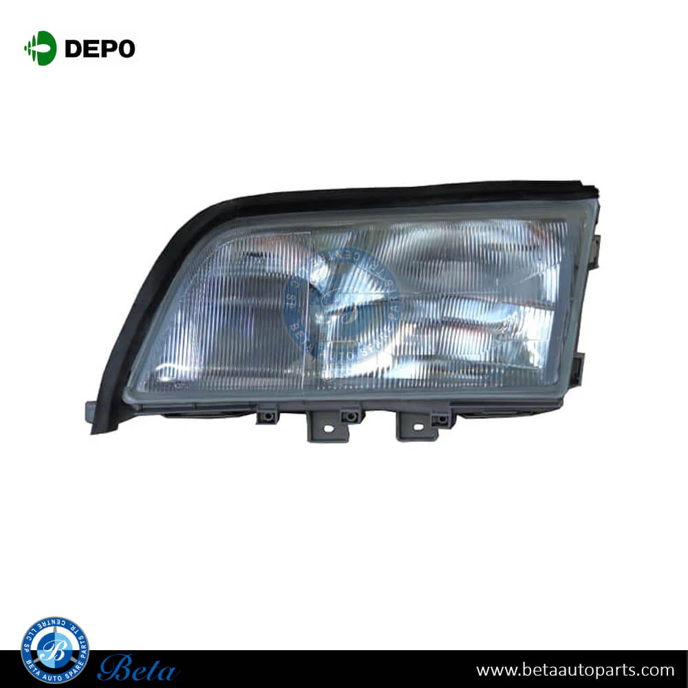 Mercedes C-Class W202 (1994-1996), Headlamp (Left), Depo, 2028201761