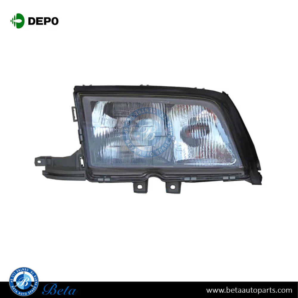 Mercedes C-Class W202 (1997-2000), Headlamp (Right), Depo, 2028203061 / 2028202461