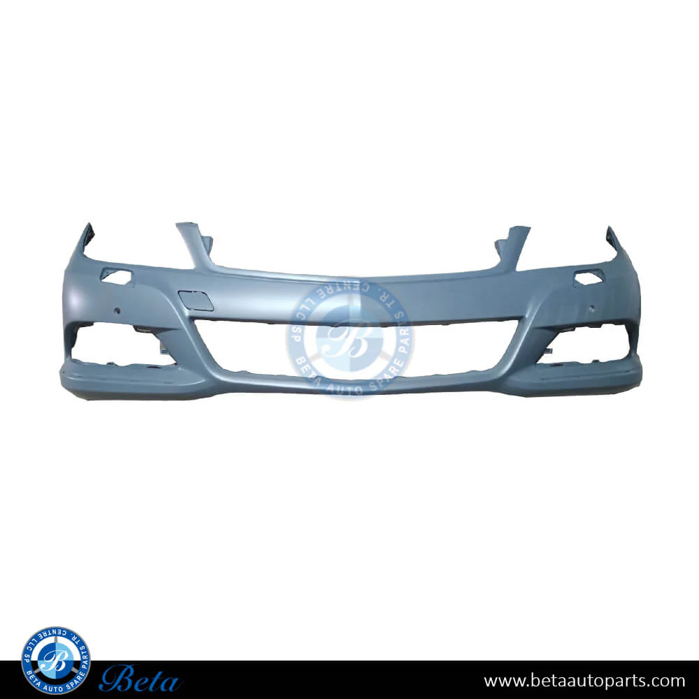 Mercedes C-Class W204 (2011-2014), Front Bumper with PDC / Washer Avantgarde/Elegance, Taiwan, 2048806447