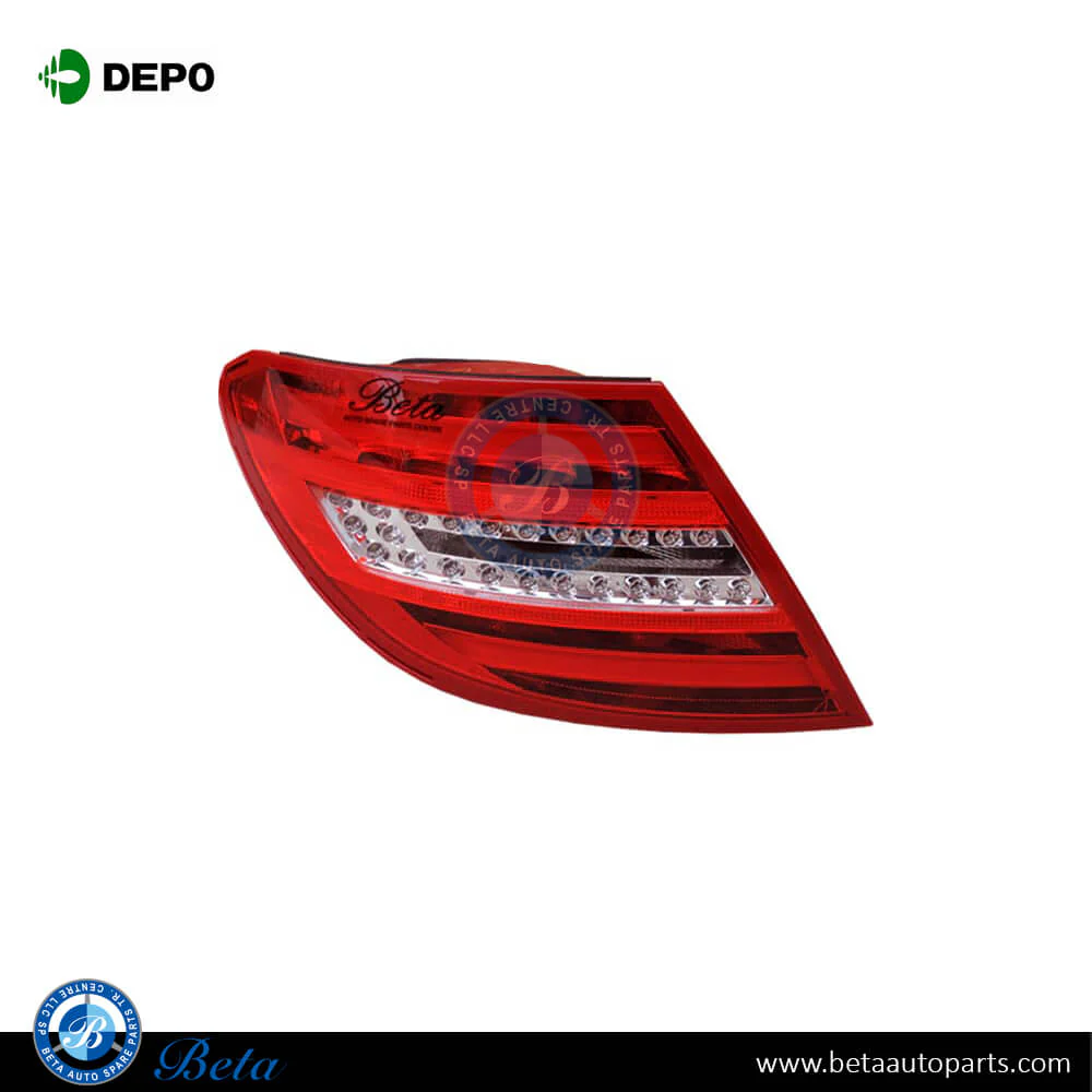 Mercedes C-Class W204 (2011-2014), Tail Lamp (Left), Depo, 2048205464 / 2049060203