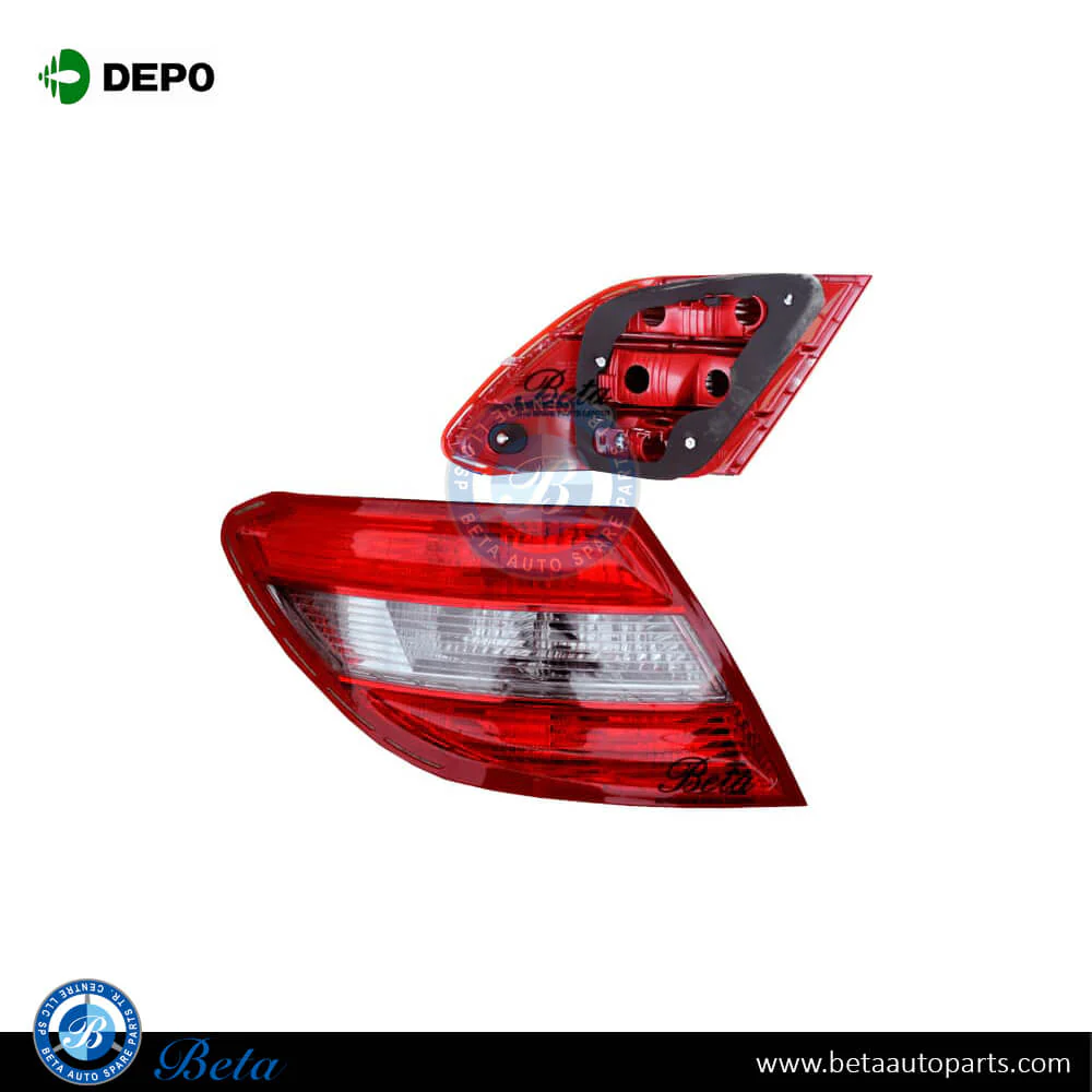 Mercedes C-Class W204 (2008-2010), Tail Lamp (Left), Depo, 2048202964