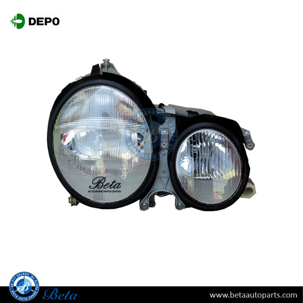 Mercedes E-Class W210 (2000-2002), Headlamp Normal (Right), Depo, 2108203061