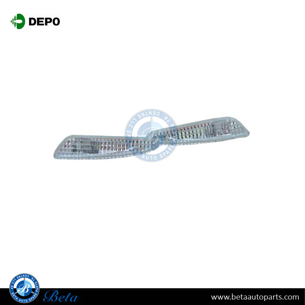 Mercedes E-Class W211 (2003-2005), Front Bumper Reflectors (Crystal), Depo