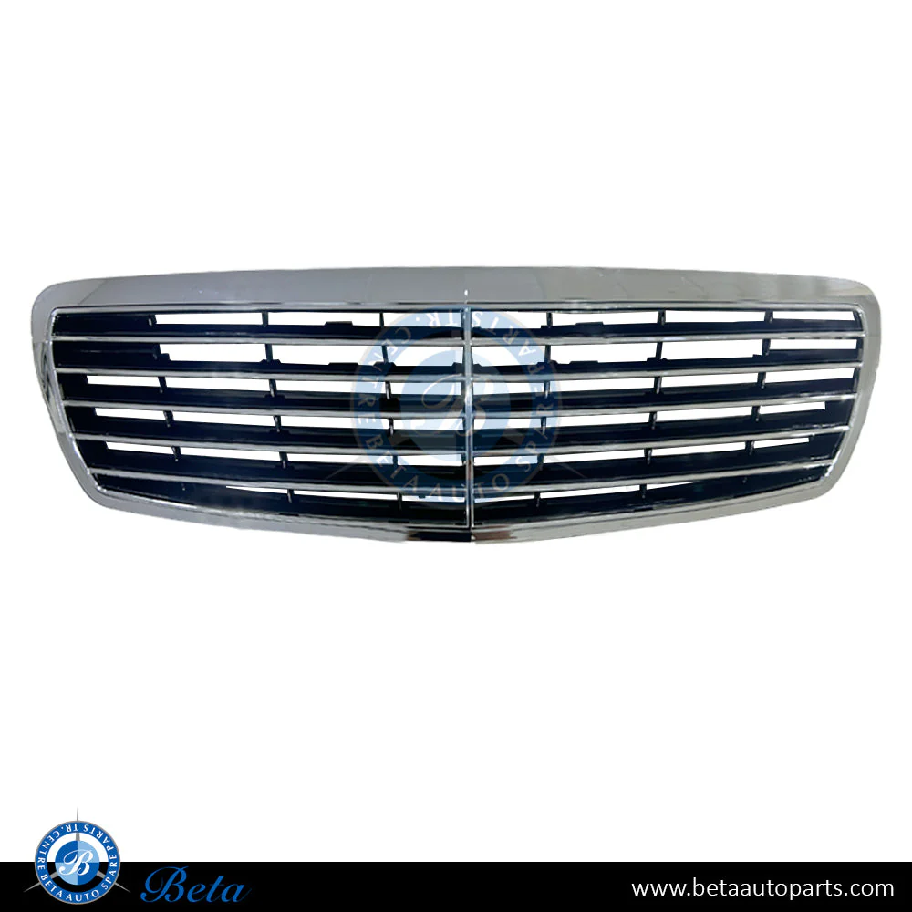Mercedes E-Class W211 (2003-2005), Radiator Grille with Black Moulding (Avantgarde), Taiwan, 2118800583