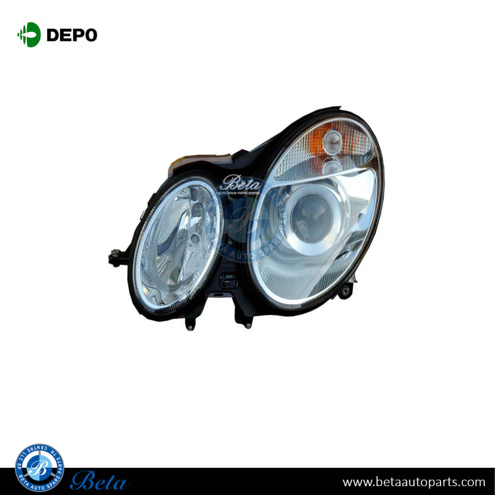 Mercedes E-Class W211 (2003-2005), Headlamp (Left), Depo, 2118200161