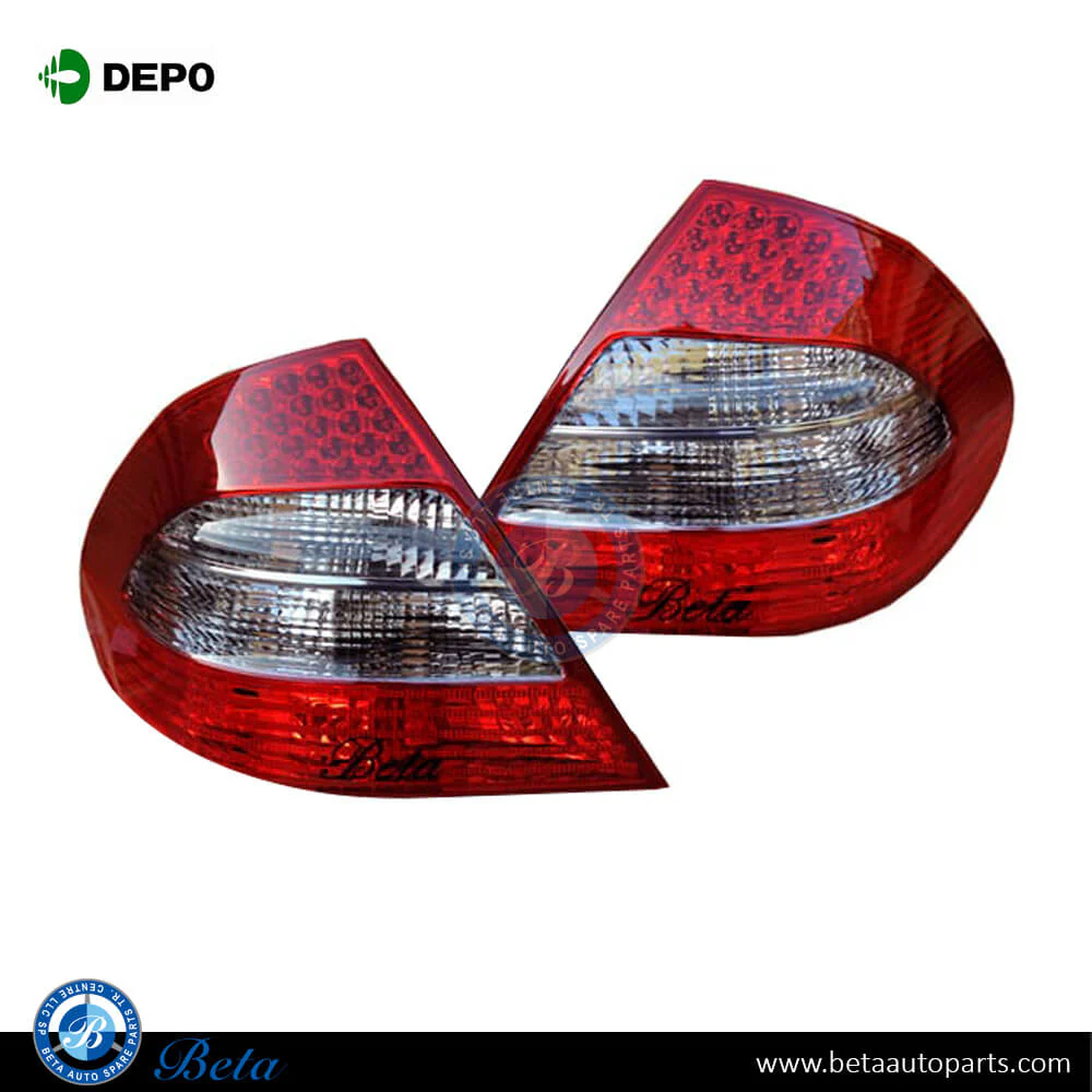 Mercedes E-Class W211 (2003-2005), Tail Lamp LED Upgrade To 2008 Look (Smoke), Depo