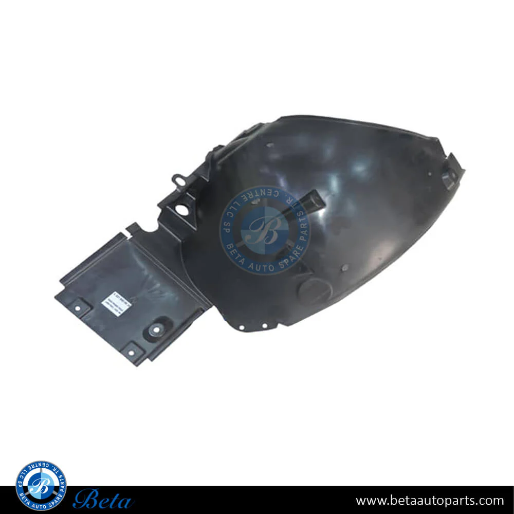 Mercedes S-Class W221 (2006-2013), Front Wheel Fender Liner - Rear Half (Right), China, 2216900630